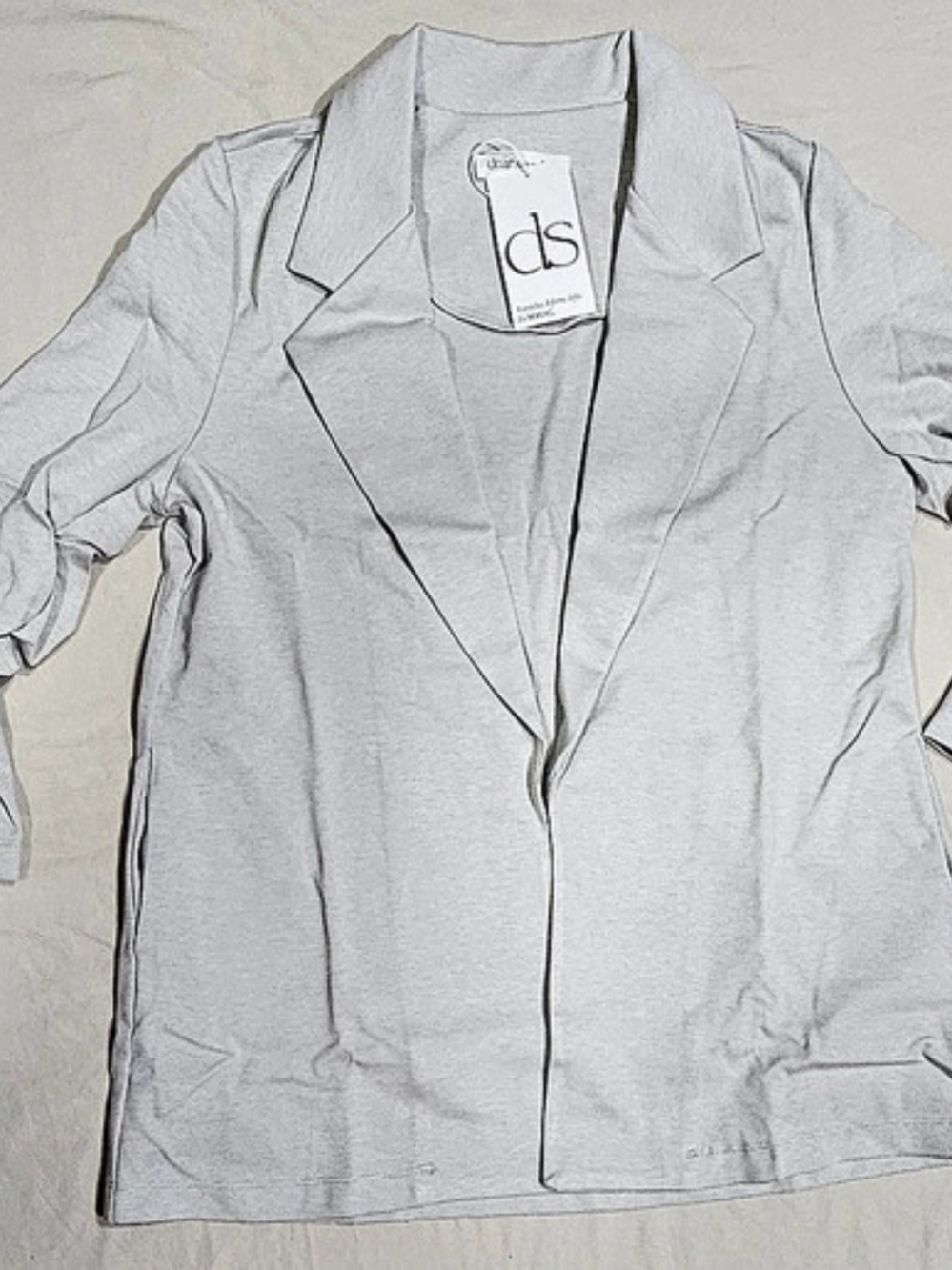 Dear Scarlett Women's Blazer Pearl Gray Blazer NWT Size S